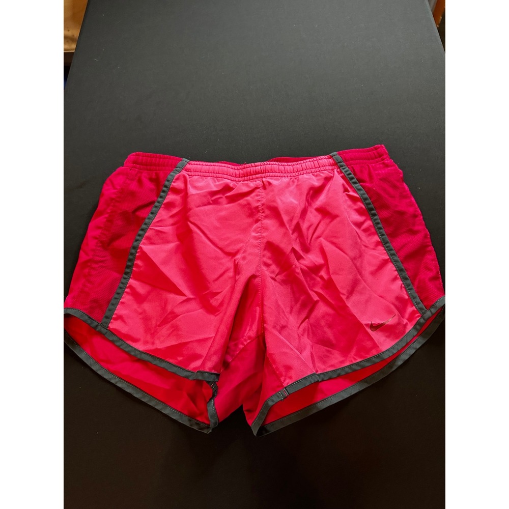 Nike Dri-FIT Tempo Running Shorts Pink Grey Mesh Trim Womens XS